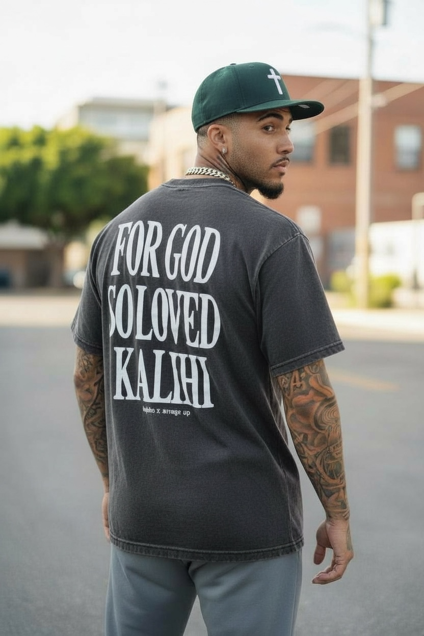 For God So Loved Kalihi T-Shirt [Puff Print]
